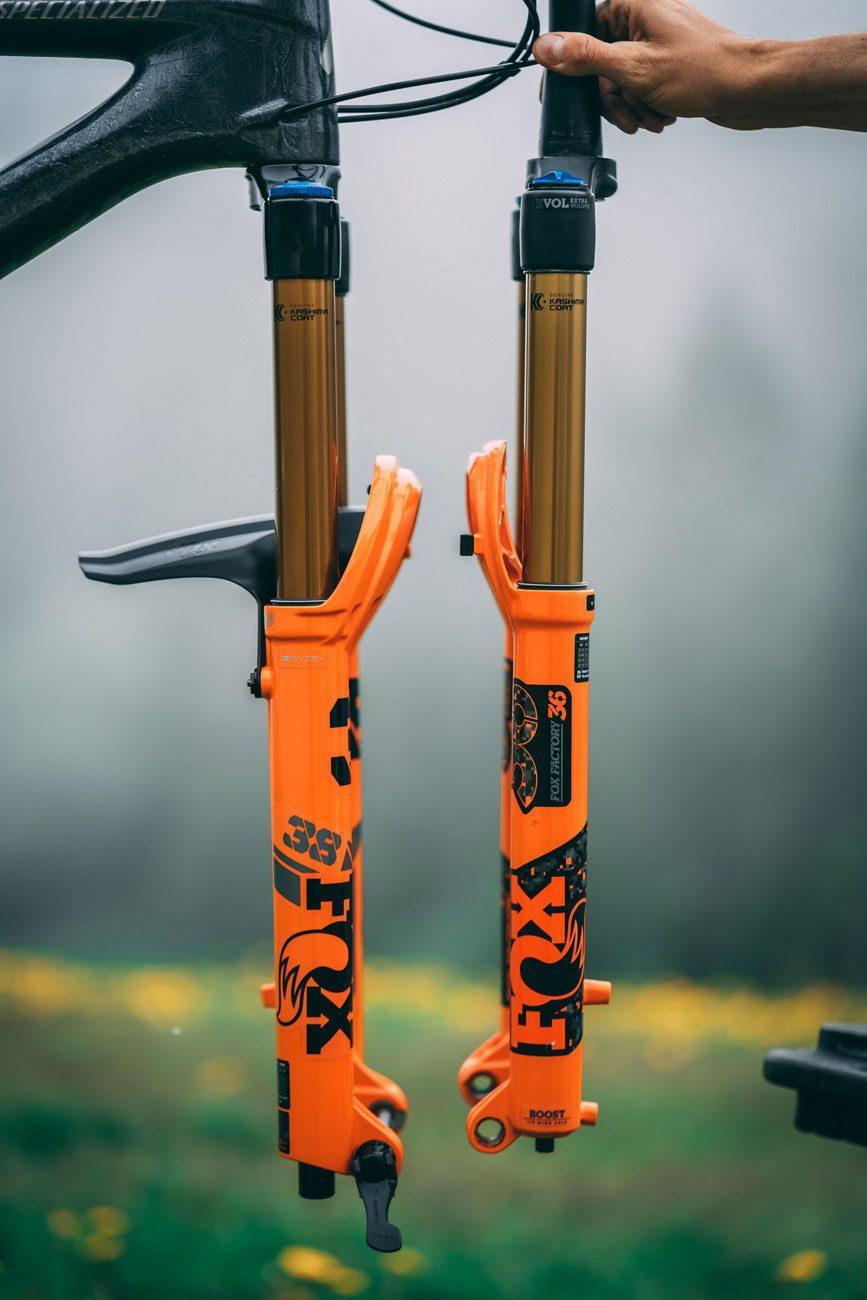 posnetek od blizu: vilice FOX 38