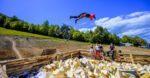 mtb trail center kočevje, foam pit