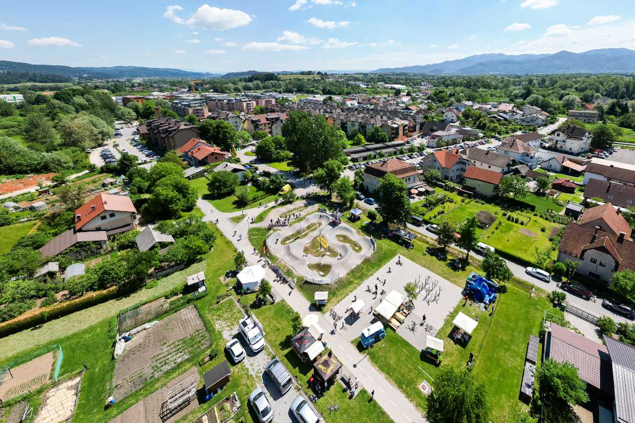 pumpaj slovenija, pump track vrtnarija vrhnika