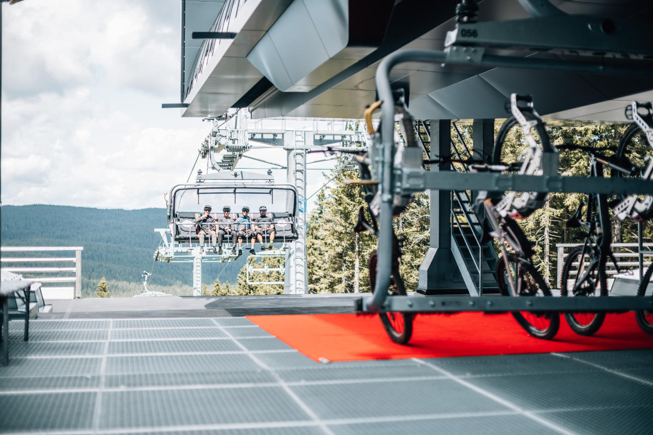 sedežnica mašinžaga, bike park rogla